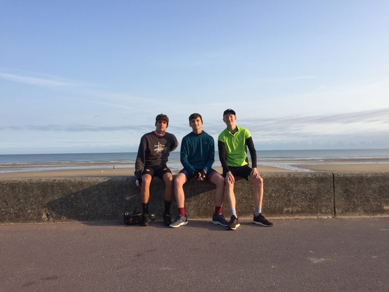 Sam, Louis and Seb in Normandy Sam, Louis and Seb in Normandy